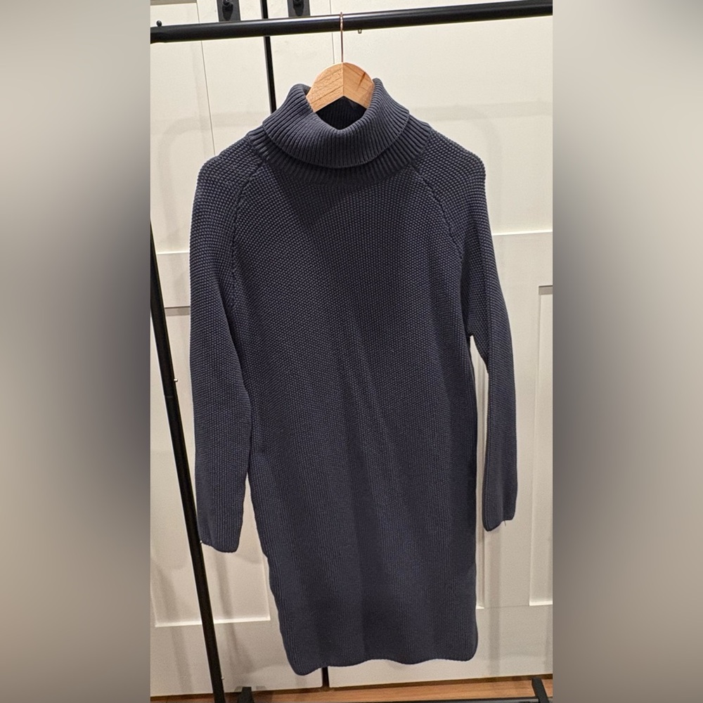 Jackson Rowe Deep Blue Turtleneck Dress